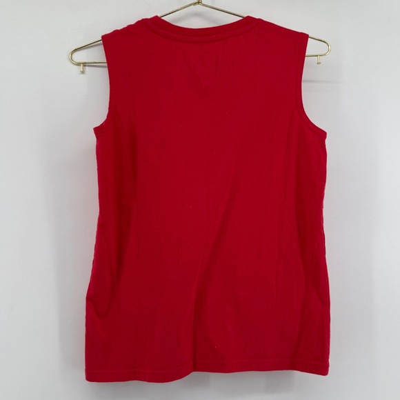 Champion Boys Sleeveless Tank Top Bundle Red Blue Graphic Size 10/12 Lot of 2 - Picture 6 of 8